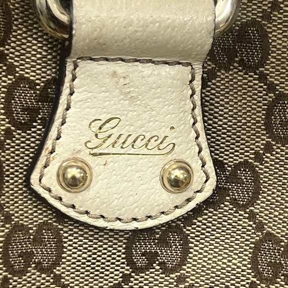 GUCCI Vintage GG Canvas Bamboo Tote - Picture 12 of 16